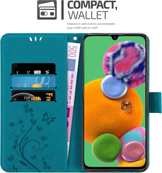 Image du produit Cadorabo Couverture du livre de fleurs (Samsung Galaxy A90 5G)