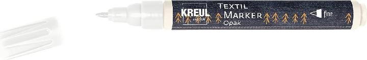 Produktbild Kreul Textilmarker OPAK, Rundspitze fine, weiá (Weiss, 2 mm, 1 x)