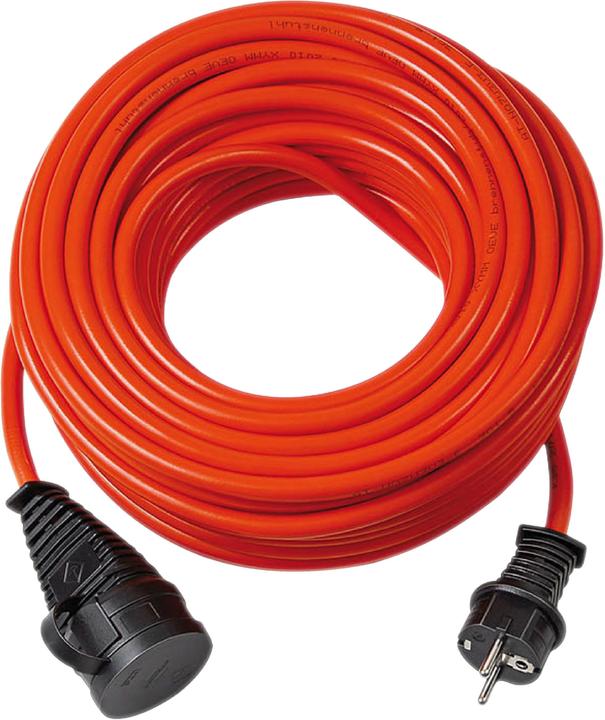 Actual product image Brennenstuhl 1169940 Power Extension Cable Orange 20 m Oil Resistant, UV-Best (20 m, CEE 7/3)