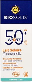 Produktbild Biosolis Bio Sport Extreme Sunscreen 50+ UVA+UVB Schutz Wasserbeständig Duftstofffrei Vegan und Zertifiziert (Sonnenmilch, SPF 50)