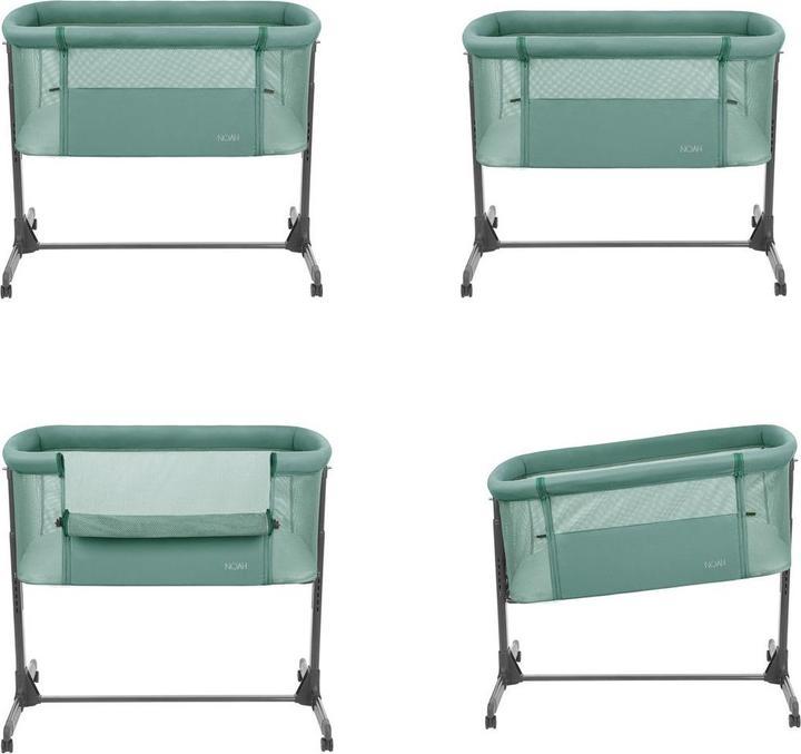 Produktbild Kikkaboo Beistellbett Noah verstellbar