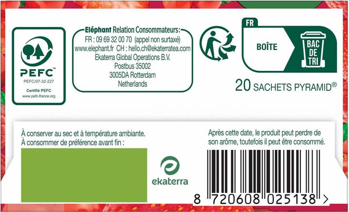 Energie-Label Elephant Infusion Fruit Rouges (48 g)
