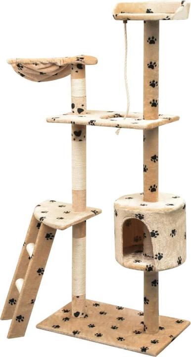Image du produit VidaXL Lane (150 cm, Gris avec impression de patte noire)