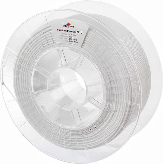Actual product image Filament PETG arctic white 1.0kg 2.85mm (PETG, 2.85 mm, 1000 g, White)
