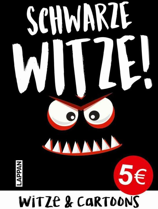 Actual product image Schwarze Witze: Böse, gemeine und politisch unkorrekte Witze und Cartoons (German, Mannfredt sample, 2020)