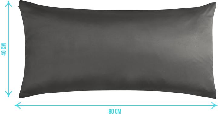 Produktbild Aspero 2x Satin Kissenbezüge 40x80 cm Alia - 9067 (Kopfkissenbezug, 40 x 80 cm)