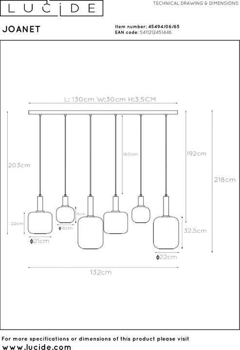 Produktbild Lucide Joanet (E27)