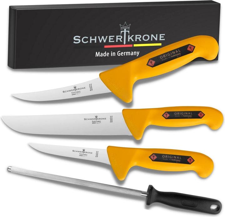 Schwertkrone Butcher's knife set 4 pcs. (23 cm)