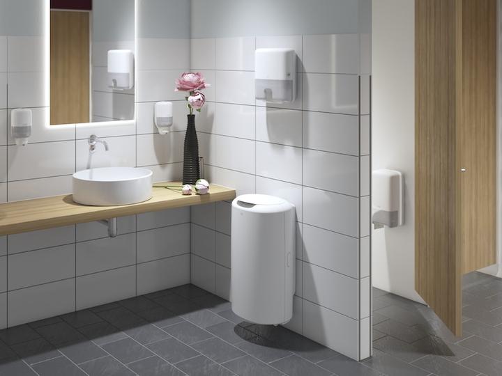 Produktbild Tork Doppelrollen-Toilettenpapier-Spender, weiá