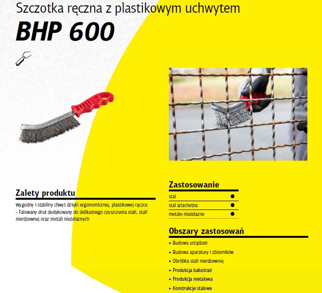 Produktbild Klingspor Handbürste Special 140 x 25 x 265 mm Kunststoffgriff 0,3 Stahl