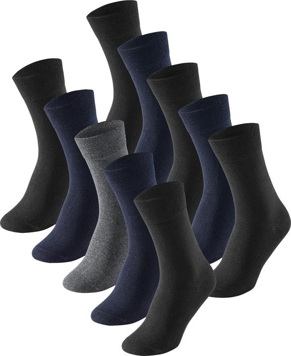 Schiesser Freizeitsocken Cotton Fit (10er Pack, 43 - 46)
