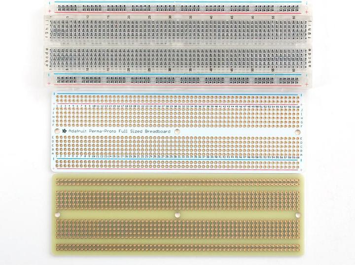 Actual product image Adafruit Perma-Proto Full-Size Breadboard PCB (Breadboard)