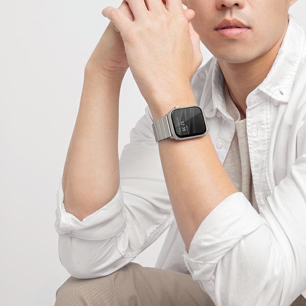Productafbeelding Uniq pasek Strova Apple Watch 42/44/45/ 49mm Series 1/2/3/4/5/6/7/8/SE/SE2/Ultra roestvrij staal sre (Roestvrij staal)