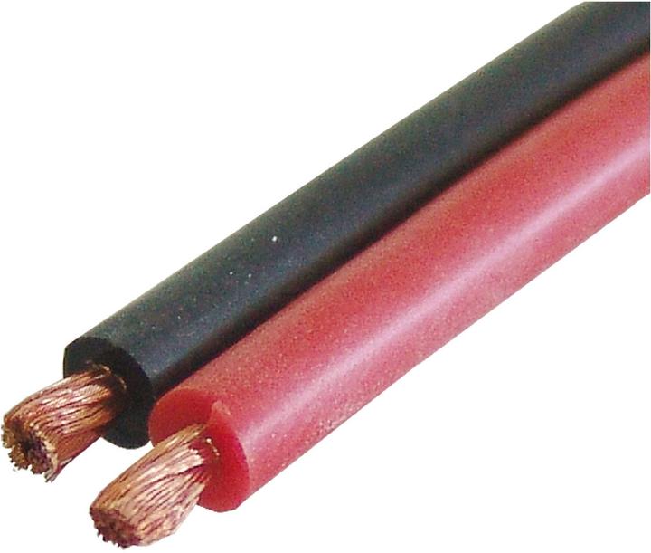 Modellbau Lindinger silicone cable 0,75mm² red / black 1lfm each