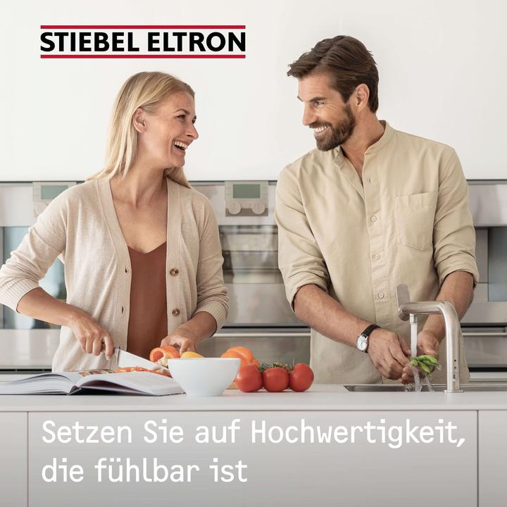 Produktbild Stiebel Eltron SNU 5 Plus 1 kW, sehr kompakt, antitropf, thermostop, Untertischboiler 5 l Niederdruck mit Stecker