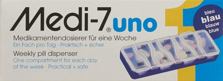 Produktbild Medi-7 kamentendosierer uno Tage blau