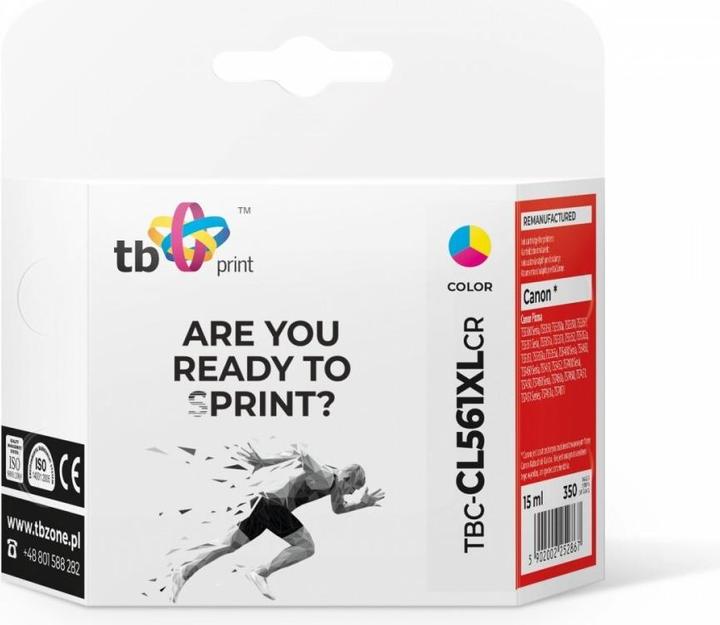 Image du produit Encre pour Canon Pixma TS5350 CL-561XL TBC-CL561XLCR Color refabricated