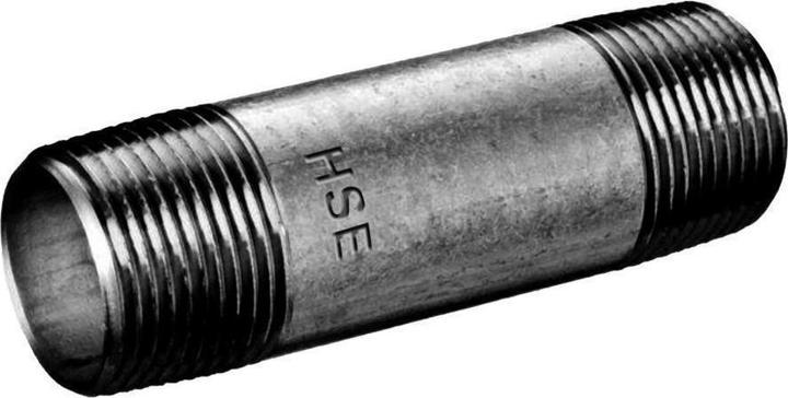 Produktbild Hermann schmidt HS Rohrdoppelnippel 530/23 DN 20, 3/4x150, schwarz (Doppelnippel)