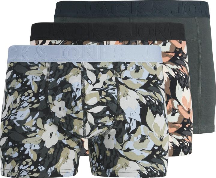 Jack & Jones Jacjonah Flower Trunks 3 Pack Sn Jnr