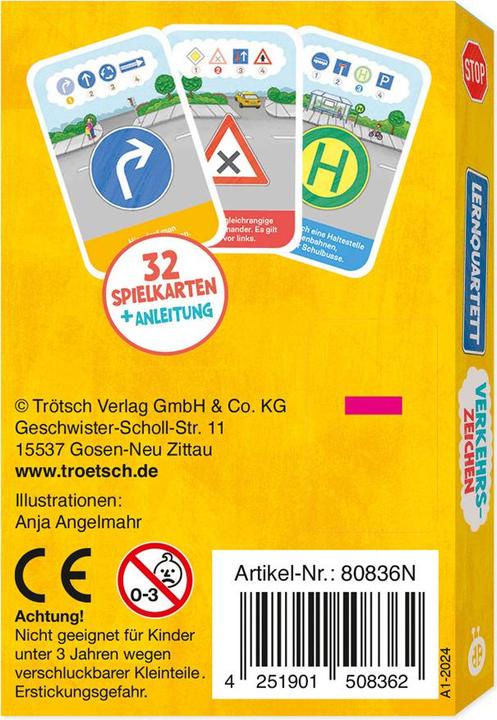 Produktbild Magni Trötsch Lernquartett Verkehrszeichen (Deutsch)