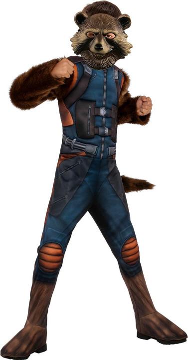 Produktbild Rubies Avengers Endgame - Rocket Raccoon Kostüm für Kinder Deluxe (116)
