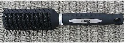 Actual product image Magni Osma Elina 40299 Luxury Wellness Hairbrush Black 22cm black matt, Shape:flat open