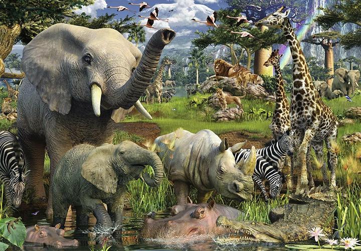 Produktbild Ravensburger An der Wasserstelle (18000 Teile)