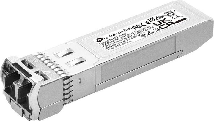 Actual product image TP-Link SM6110-SR 10G/25Gbase-SR SFP+/SFP28 LC Transceiver up to 300m for SX6632YF SG3428X and SG345