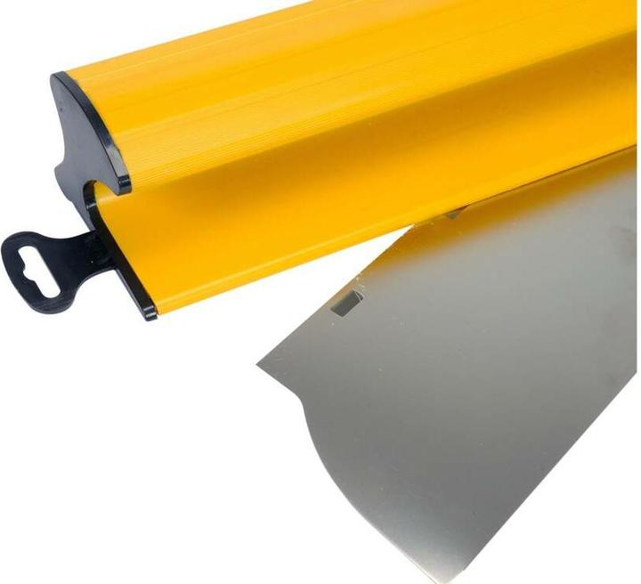Image du produit Toya Spatule de surface Vorel en acier inoxydable, lame en acier inoxydable de 0,3 mm, largeur : 400 mm (10 cm)