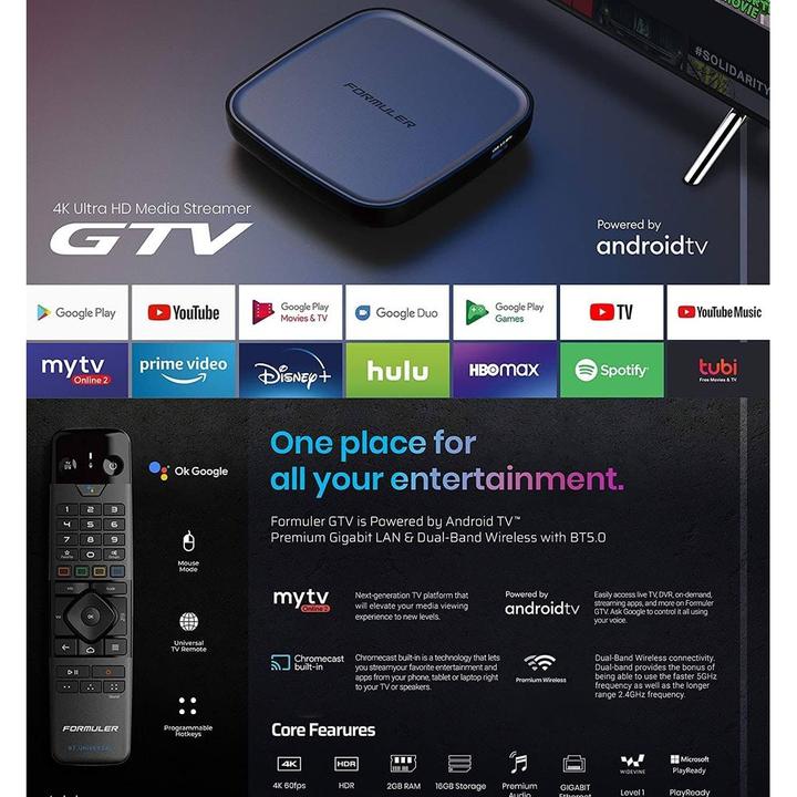 Image du produit Formuler Gtv (16 Go, Android 9.0 (Pie))