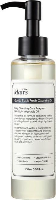 Klairs Gentle Black Fresh Cleansing Oil (Öl, 150 ml)
