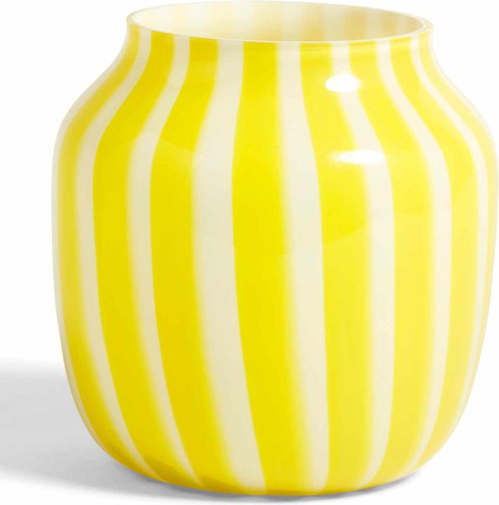 HAY Vase JUICE Ray?? jaune (1 x, Ø 22 x 22 cm, 1283086.70 l)