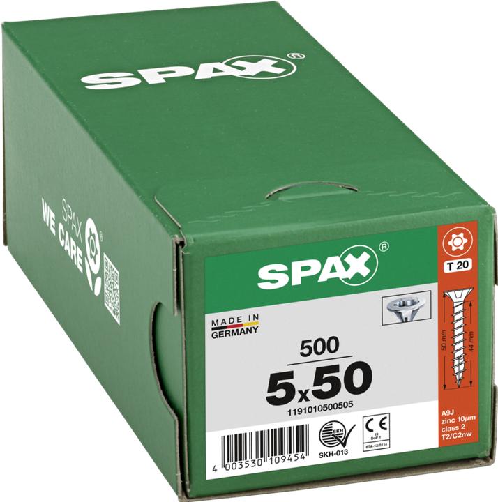 Actual product image Spax Chipboard screws (500 Screws per piece)