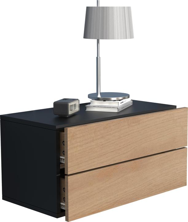 Produktbild VCM Holz Wandschublade Nachtschrank Wandboard Schublade Konsole Nachttisch Usal L 60 cm (60 x 32 x 32 cm)