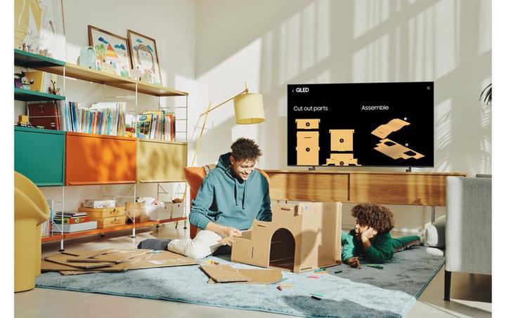 Actual product image Samsung QE75Q60B (75", Q60B, QLED, 4K, 2022)