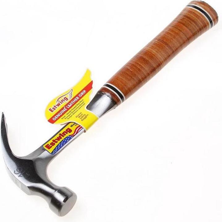 Produktbild Estwing E16C gebogener Klauenhammer - Ledergriff (448 g)