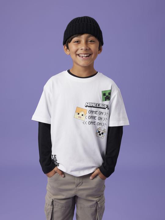 Actual product image Name it T-Shirt JAFAR MINECRAFT Kurzarmshirt (116)
