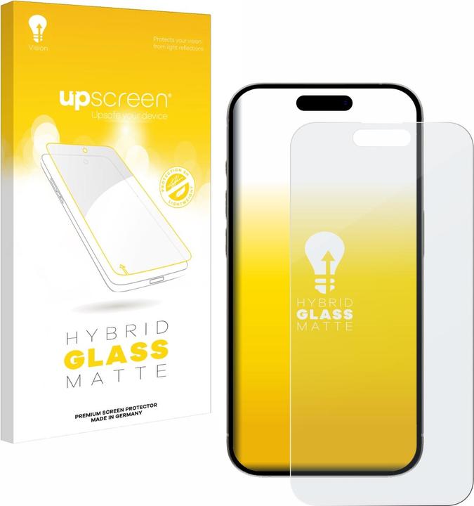 Immagine prodotto upscreen Reflection Shield Vetro Opaco (1 Pezzo/i, Apple iPhone 15 Pro)