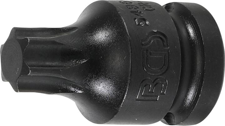 Produktbild BGS Kraft-Bit-Einsatz Länge 42 mm Antrieb Innenvierkant 12,5 mm (1/2") T-Profil (für Torx) T60 (12,5 mm)
