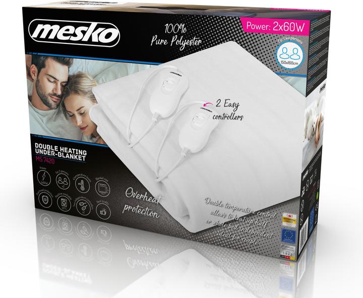 Produktbild Mesko Electric heating under-blanket MS 7420 (160 x 150 cm)