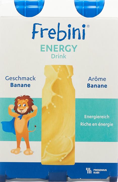 Actual product image Frebini energy Drink Vanilla (4x200ml) (Banana, 4 x)