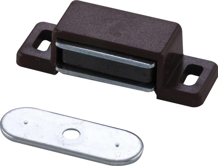 Produktbild Maco 4 Magnetschnapper, Haltekraft 4 kg, Kunststoff braun (10 Stk.)