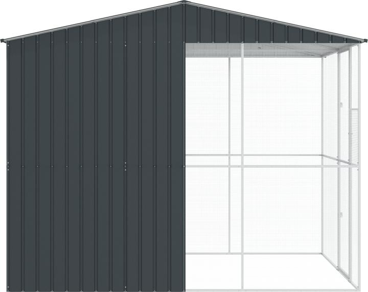 Image du produit VidaXL Volière Anthracite 215x310x247 cm Acier
