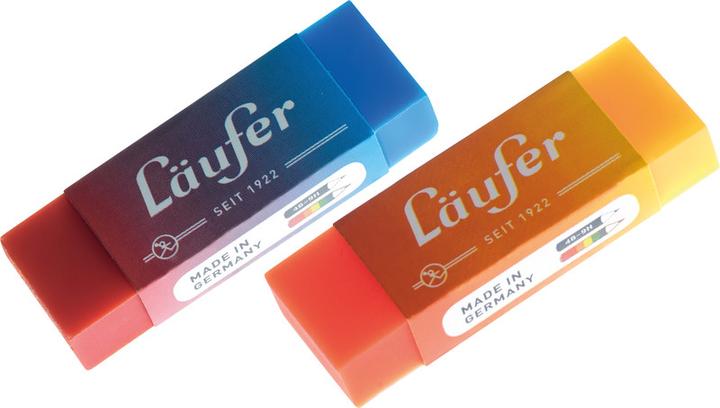 Actual product image Läufer Eraser Plast Color 2 pieces