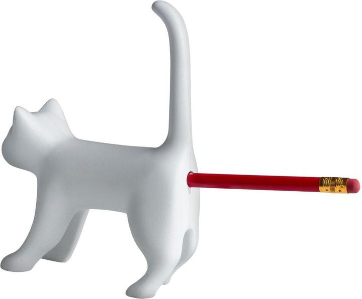Winkee Pencil sharpener - Sharp end Cat with sound - White