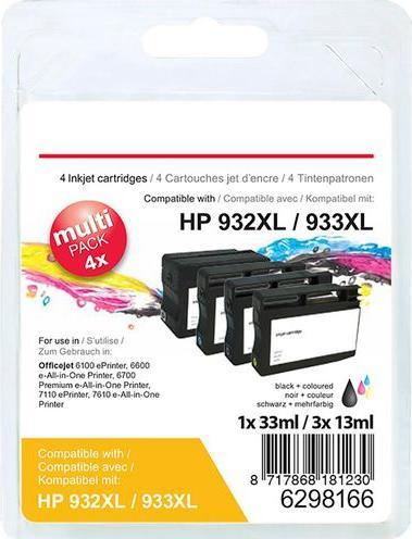 Immagine prodotto Office Depot Cartuccia d'inchiostro compatibile con HP 932XL, 933XL C2P42AE (M, FC, Y, C)