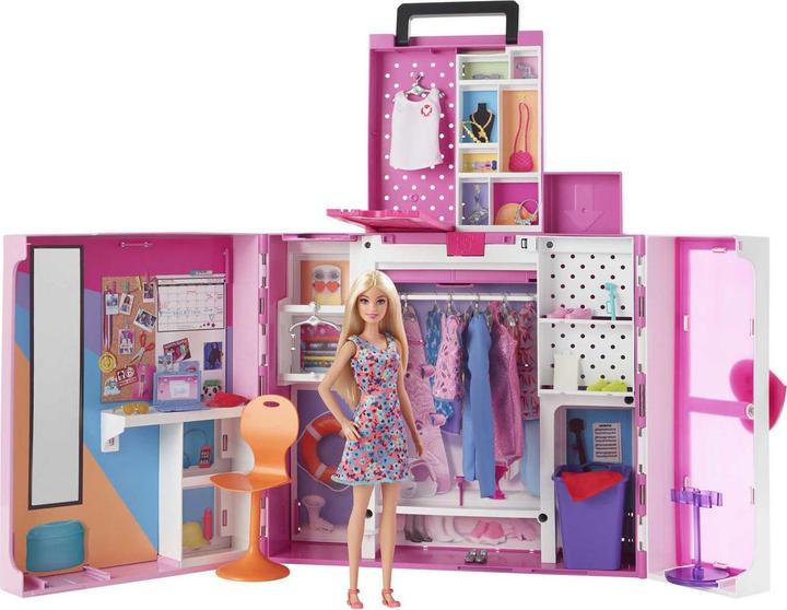 Image du produit Barbie Une garde-robe de rêve et une poupée blonde