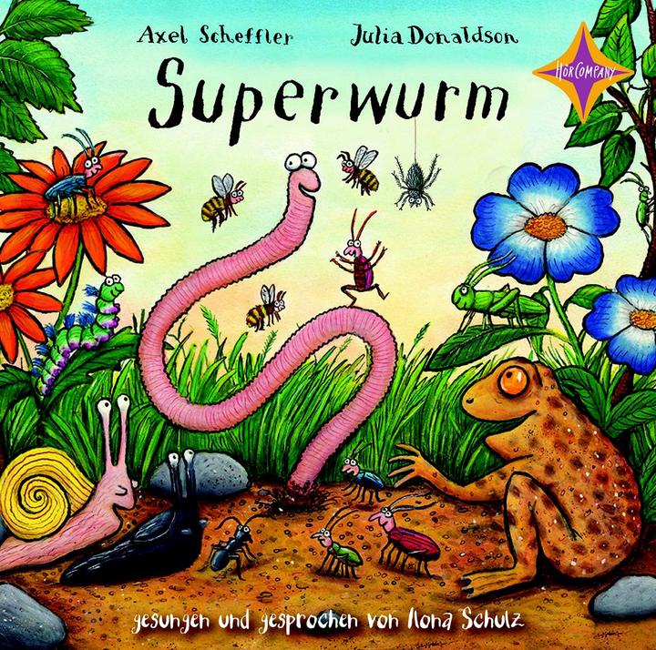 Productafbeelding Superwurm (Duits, Julia Donaldson, Ilona Schulz, Salah Naoura, Axel Scheffler, 2022)