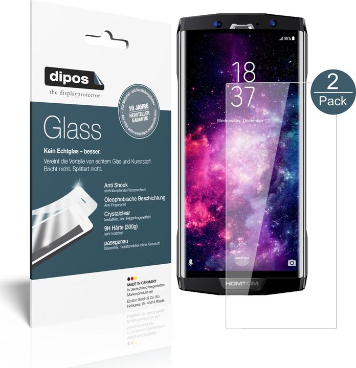 Produktbild Dipos Displayschutz Anti-Shock (2 Stück, Homtom HT70)