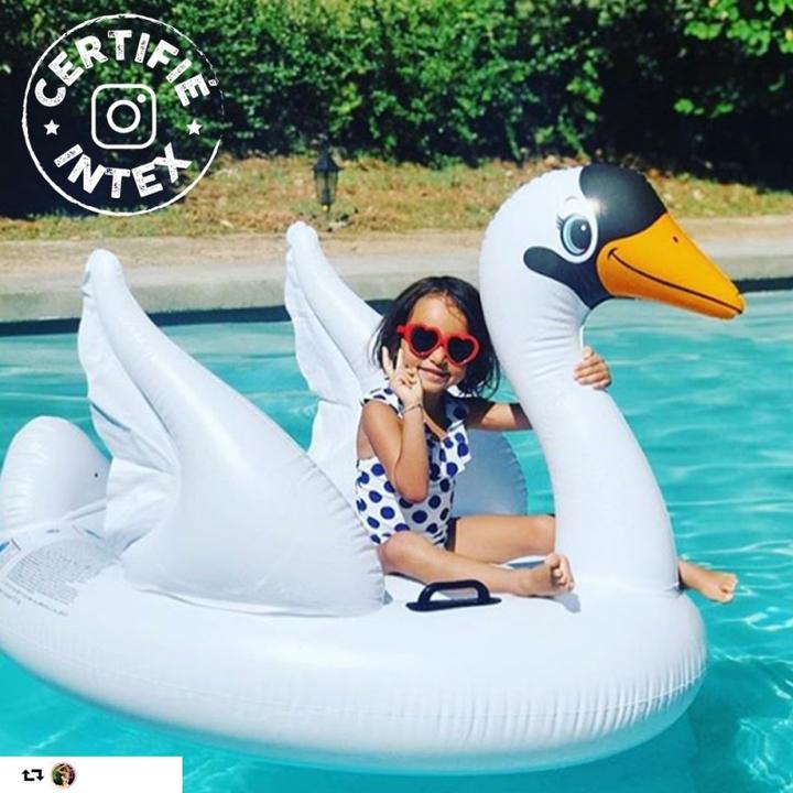 Actual product image Intex Swan ride-on
